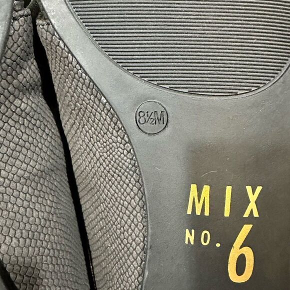 Black Mix No. 6 Sandals Size 8.5 - Picture 8 of 9